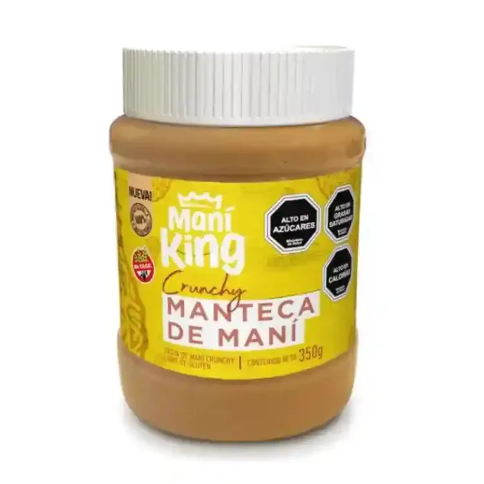 Mantequilla de maní King Crunchy - Frutas y verduras a domicilio verdulería frutería online feria La vega delivery Providencia Santiago Las Condes Ñuñoa Lo Barnechea Vitacura.