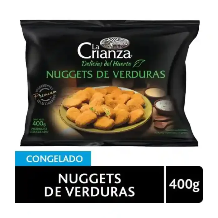 Metadescripción Nuggets de verduras La Crianza Frutas y verduras a domicilio verdulería frutería online feria La vega delivery Ñuñoa Santiago Providencia Las Condes Lo Barnechea Vitacura